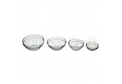 Kitchen Craft set of 4 Preparation Bowls (180ml / 130ml / 70ml / 30ml)